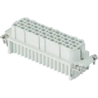 Insert pentru conector Mama - 104X27 - 64P + E 10A 250V / 4kV / 3 - CRIMP CONNECTION - GRI