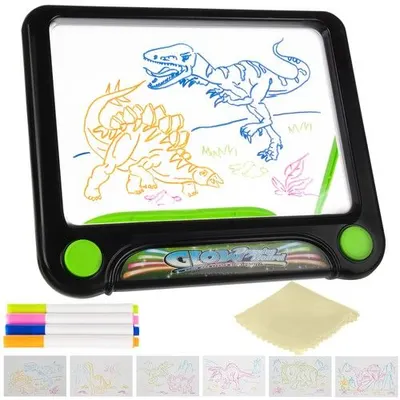 Tabla magnetica pentru copii Kruzzel - LED