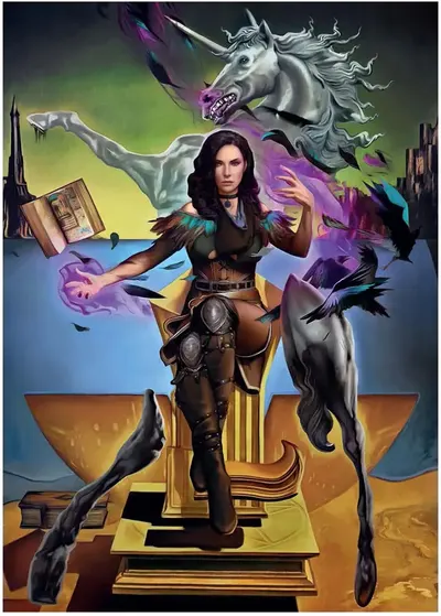 Art Print CD Projekt Red Games: The Witcher - Yennefer Dali