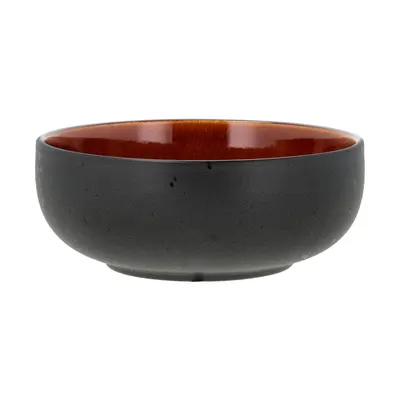 Bol mic negru/chihlimbar pentru ramen din gresie Gastro Black/Amber – Bitz