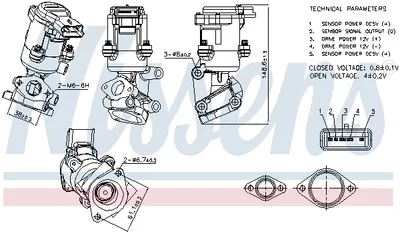 Supapa Egr Potrivit Citroen C5 Iii, C6; Jaguar S-Type Ii, Xf I, Xj; Land Rover Discovery Iii, Discovery Iv, Range Rover Sport I; Peugeot 407, 607 2.7d 06.04