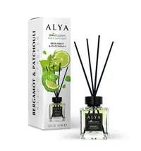 Alya, Bergamota si Paciuli, Odorizant de camera cu betisoare Engros, 100ml