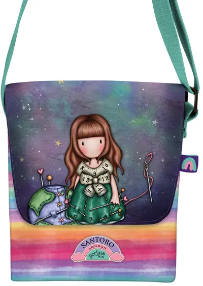 Santoro Gorjuss Shoulder Bag - Be Kind To Our Planet