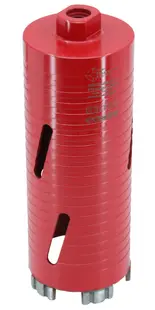 Carota diamantata Super PREMIUM ø76mm x 180mm x M16 pentru gaurire Beton armat, Zidarie, Granit - DXQZ.REDCORE.76