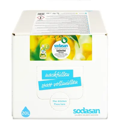 Detergent Lichid de Vase cu Lamaie si Lime Bag-in-Box 20L