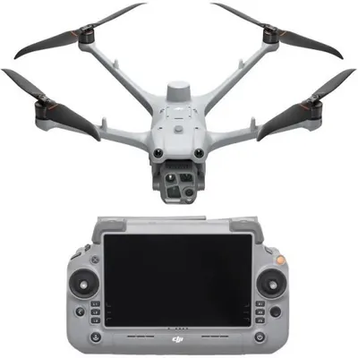 Dronă DJI - Matrice 4TD с DJI RC Plus 2 Enterprise, 4K, 54 min, 25 km, gri