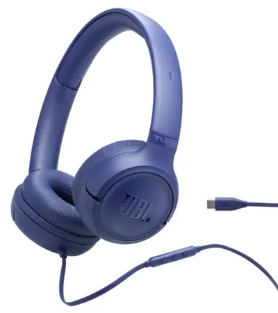 Căști cu microfon JBL - Tune 530C Type C, albastru