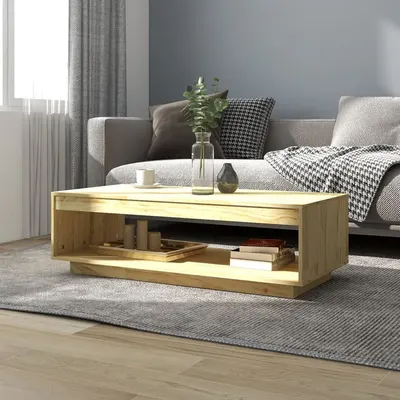 vidaXL Măsuță de cafea, 110x50x33,5 cm, lemn masiv de pin