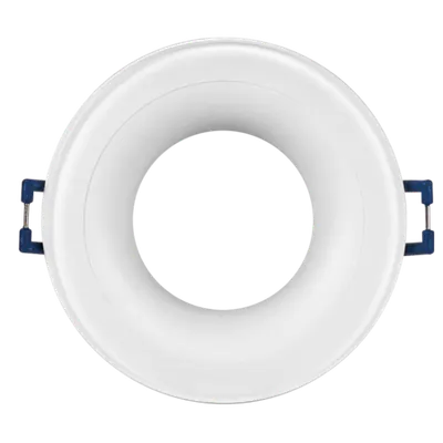 Rama incastrabila fixa pentru spot tavan, IP44, corp sticla si aluminiu