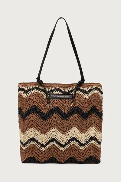 Lola Casademunt tote bag pentru femei împletit
