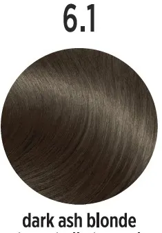 Vopsea de par Profesionala ELEMENT 6.1, 100 Ml, Dark Ash Blonde
