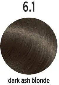 Vopsea de par Profesionala ELEMENT 6.1, 100 Ml, Dark Ash Blonde