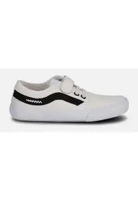 Tenisi cu velcro si garnitura contrastanta -
