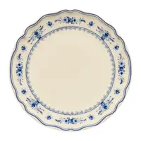 Farfurie albastră/bej din gresie ø 27 cm Vila – Costa Nova