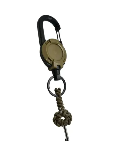 Breloc Talon Micro Cheie Universala Coyote pentru Catuse cu Cablu Retractabil Drop Zone - Default Title