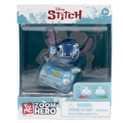 Figurina cu vehicul, Yume, Zoom Hero, Stitch