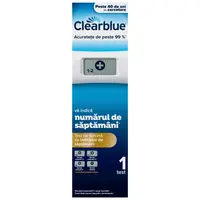 Test de sarcina digital cu indicator de saptamani, 1 bucata, Clearblue