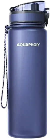 Sticlă de apă filtrantă Aquaphor - City, Filter, 0.8 l, albastru