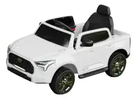 Masinuta electrica pentru copii, Toyota Tundra I-max Force, 12V 80W, echipata premium, alba