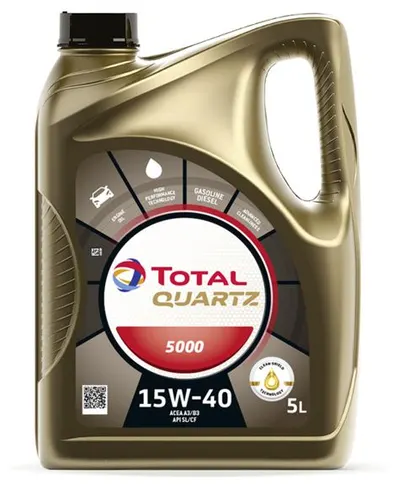 Ulei motor Total Quartz 5000 15W40 5L