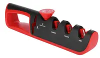 UB Ascutitor profesional de cutite ajustabil 4 in 1 Negru/Rosu