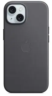 Husă Apple - FineWoven MagSafe, iPhone 15 Plus, negru