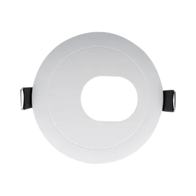 Plastic Downlight Round in One Side D90mm White