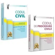 Pachet Codul civil si Codul de procedura civila Ianuarie 2026. Editii tiparite pe hartie alba
