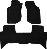 Covorase auto (set, velur, 3 bucati, culoare negru) TOYOTA HILUX VII intre 2004-2015