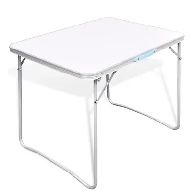Masa camping din metal pliabila 80 x 60 cm