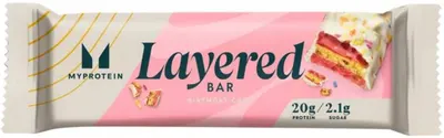 Layered Bar, tort de ziua de naștere, 60 g, MyProtein