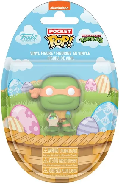 Figurina - Pop! Pocket Teenage Mutant Ninja Turtles Easter: Michelangelo