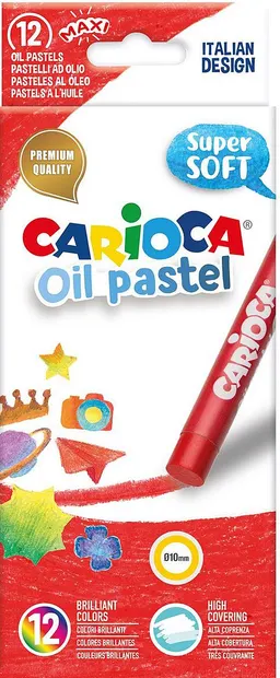 Pasteluri cu ulei Carioca Maxi - 12 culori