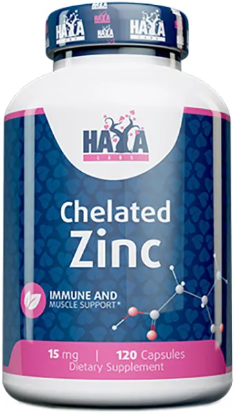 Zinc, 15 mg, 120 capsule, Haya Labs