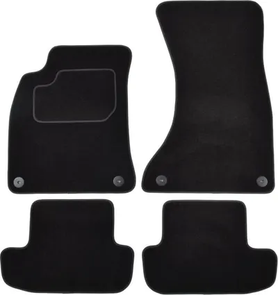 Covorase auto (set, velur, 4 bucati, culoare negru) AUDI A5 intre 2007-2017