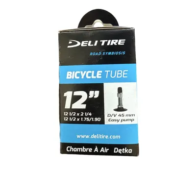 Cameră de aer 12-1/2x2-1/4 DV 45 mm pentru biciclete pentru copii