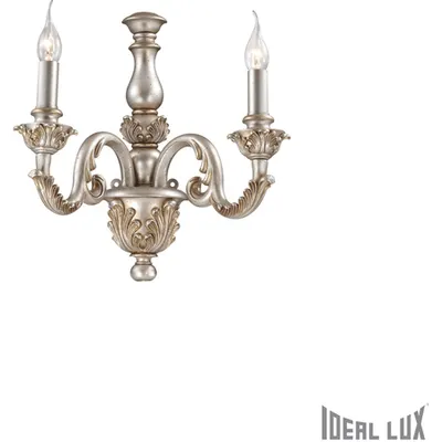 aplica Giglio, 2 becuri, dulie E14, L:430 mm, H:412 mm, Argintiu