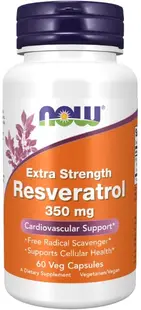 Extra Strength Resveratrol, 60 capsule, Now