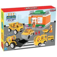 Set constructie Pilsan Double Blocks Bucket Dozer 57 piese