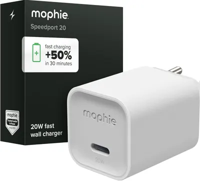 Încărcător mophie - Speedport 20, 20W, USB-C, alb