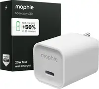 Încărcător mophie - Speedport 20, 20W, USB-C, alb