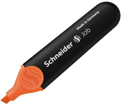 Marker text Schneider Job - Portocaliu