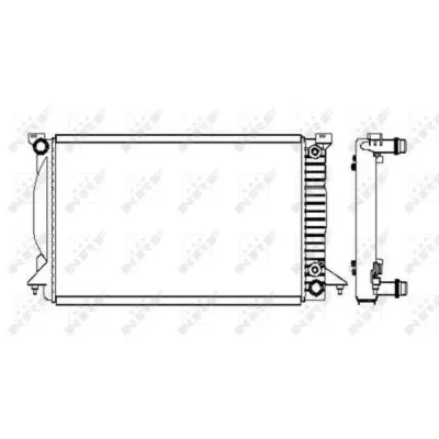 Radiator, racire motor NRF 50544
