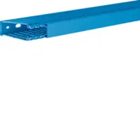 Canal cablu perforat cu capac 80x25, albastru