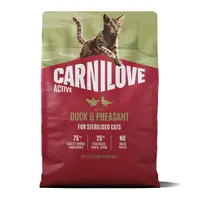 Carnilove Active Cat Dry Duck & Pheasat Sterilised Adult All Breeds 2 kg