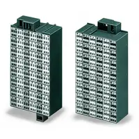 Matrix patchboard; 48-pole; Marking 1-48; Colors of modules: gray/white; Module marking, side 1 and 2 vertical; 1,50 mm²; dark gray