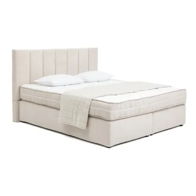 Pat boxspring bej 180x200 cm Olia Bold Line – Bonami Selection