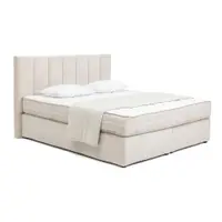 Pat boxspring bej 180x200 cm Olia Bold Line – Bonami Selection