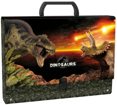 Husă cu mâner Derform Dinosaur 18 - A4