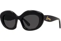 Loewe Curvy Black Cat Eye Sunglasses
